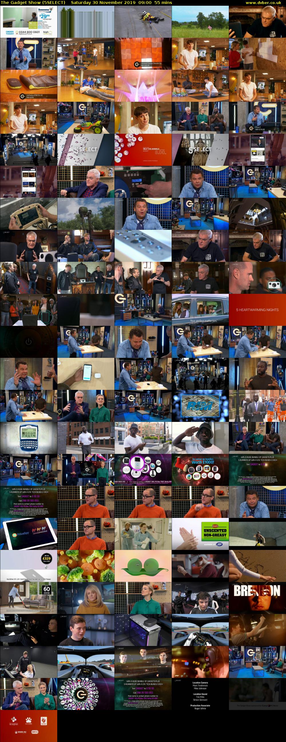 The Gadget Show (5SELECT) Saturday 30 November 2019 09:00 - 09:55