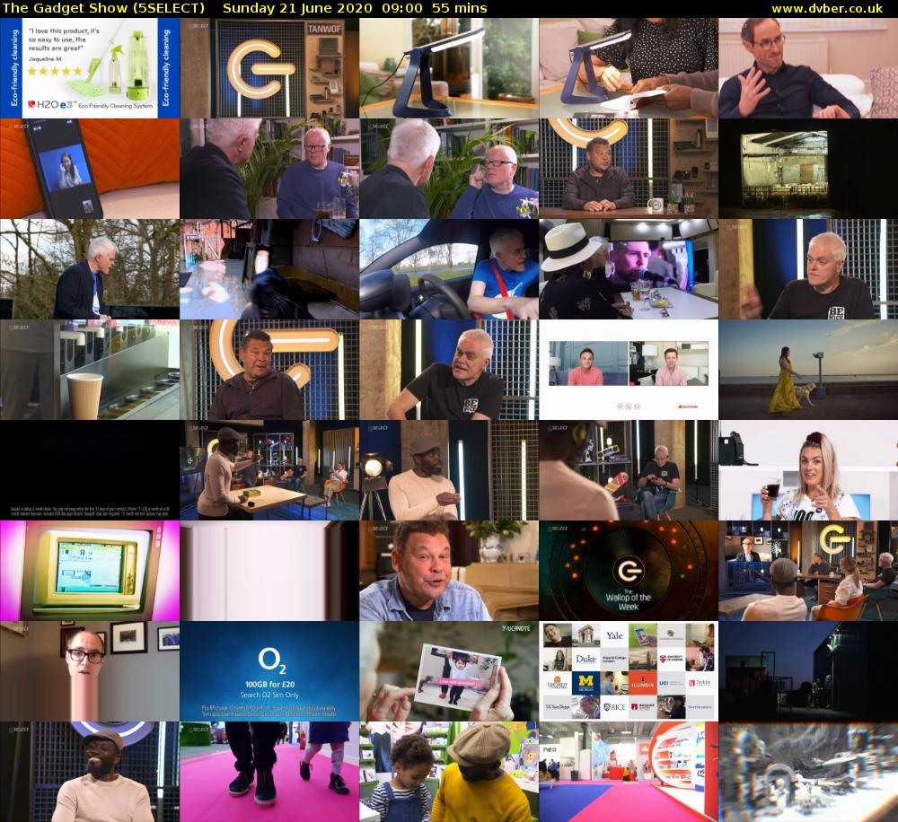 The Gadget Show (5SELECT) Sunday 21 June 2020 09:00 - 09:55