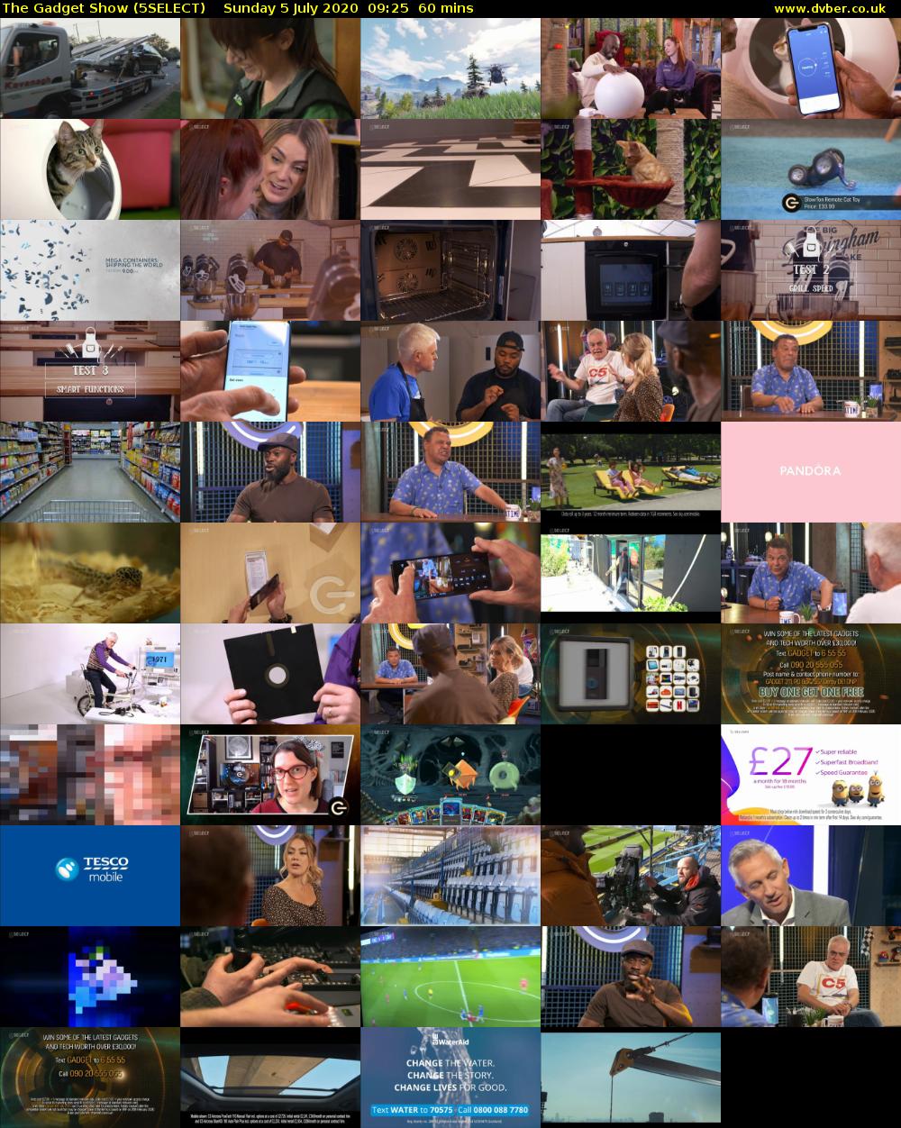 The Gadget Show (5SELECT) Sunday 5 July 2020 09:25 - 10:25