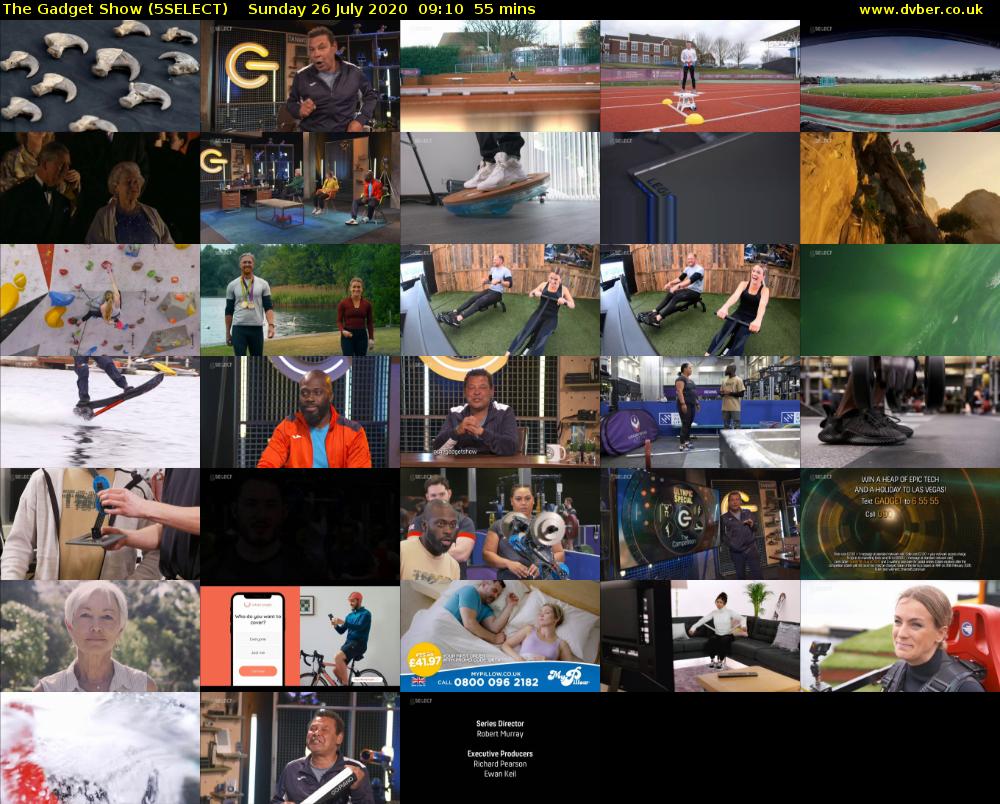 The Gadget Show (5SELECT) Sunday 26 July 2020 09:10 - 10:05