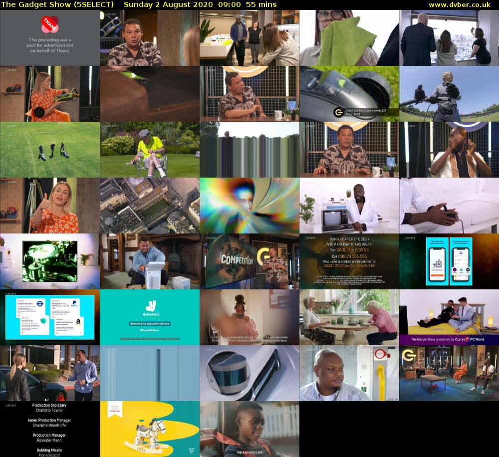 The Gadget Show (5SELECT) Sunday 2 August 2020 09:00 - 09:55