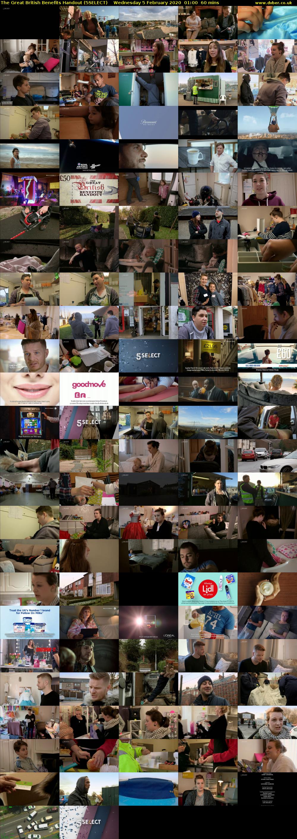 The Great British Benefits Handout (5SELECT) Wednesday 5 February 2020 01:00 - 02:00