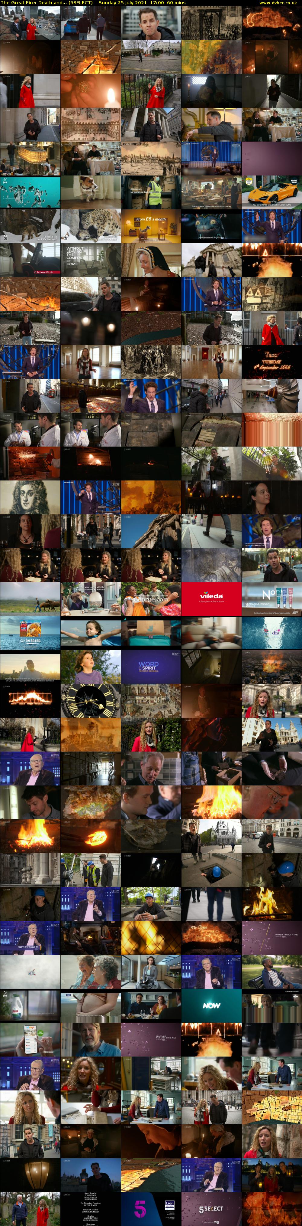 The Great Fire: Death and... (5SELECT) Sunday 25 July 2021 17:00 - 18:00