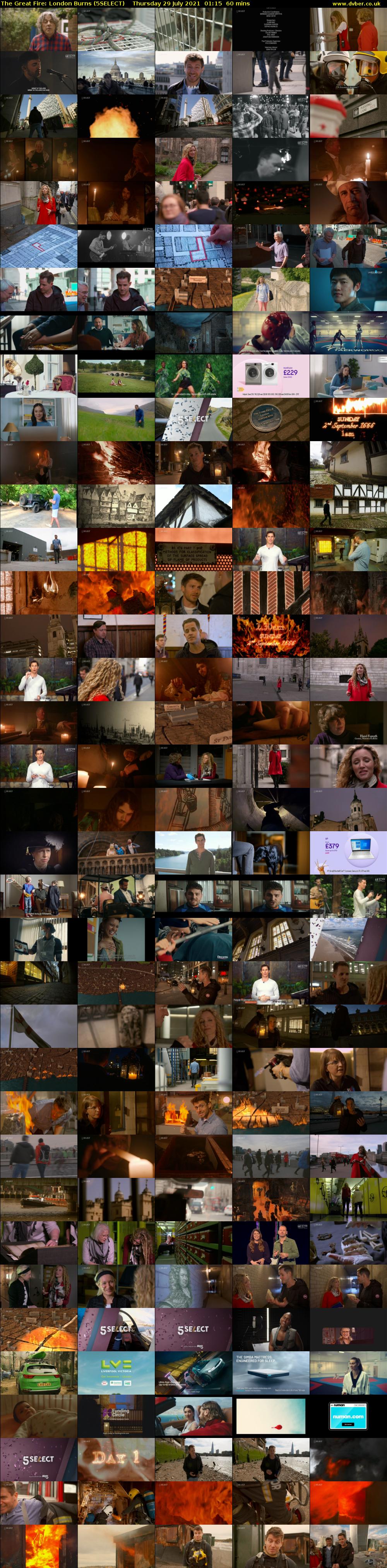 The Great Fire: London Burns (5SELECT) Thursday 29 July 2021 01:15 - 02:15
