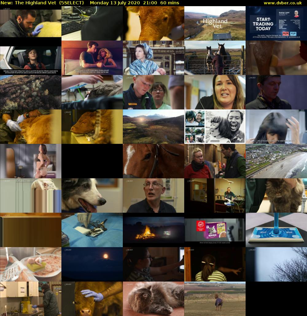 The Highland Vet (5SELECT) Monday 13 July 2020 21:00 - 22:00