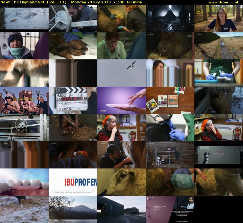 The Highland Vet (5SELECT) Monday 20 July 2020 21:00 - 22:00