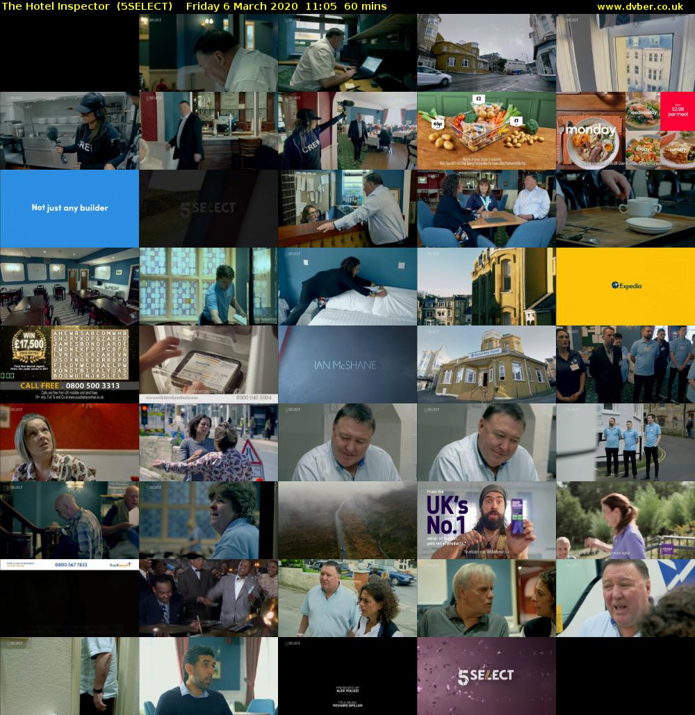 The Hotel Inspector  (5SELECT) Friday 6 March 2020 11:05 - 12:05