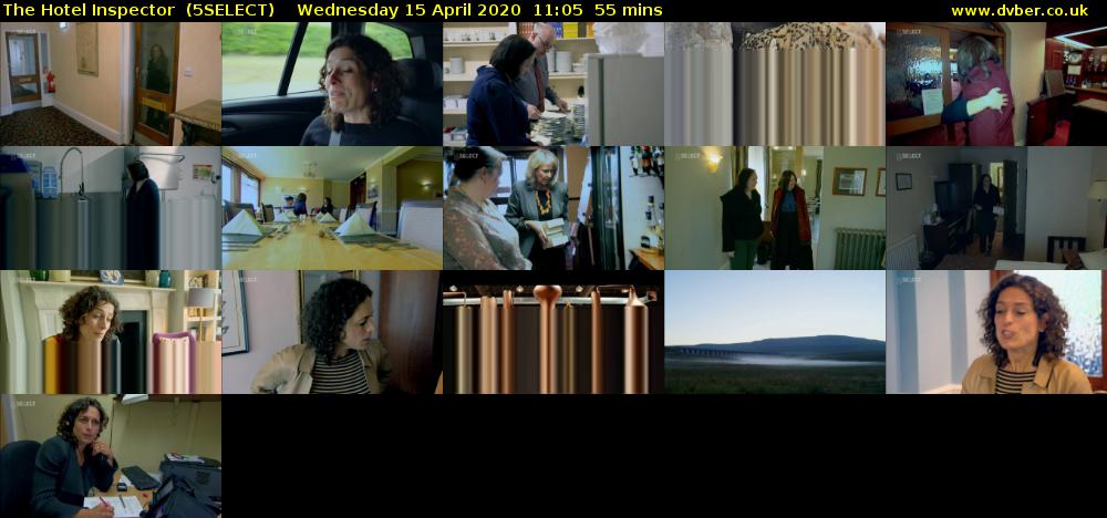 The Hotel Inspector  (5SELECT) Wednesday 15 April 2020 11:05 - 12:00
