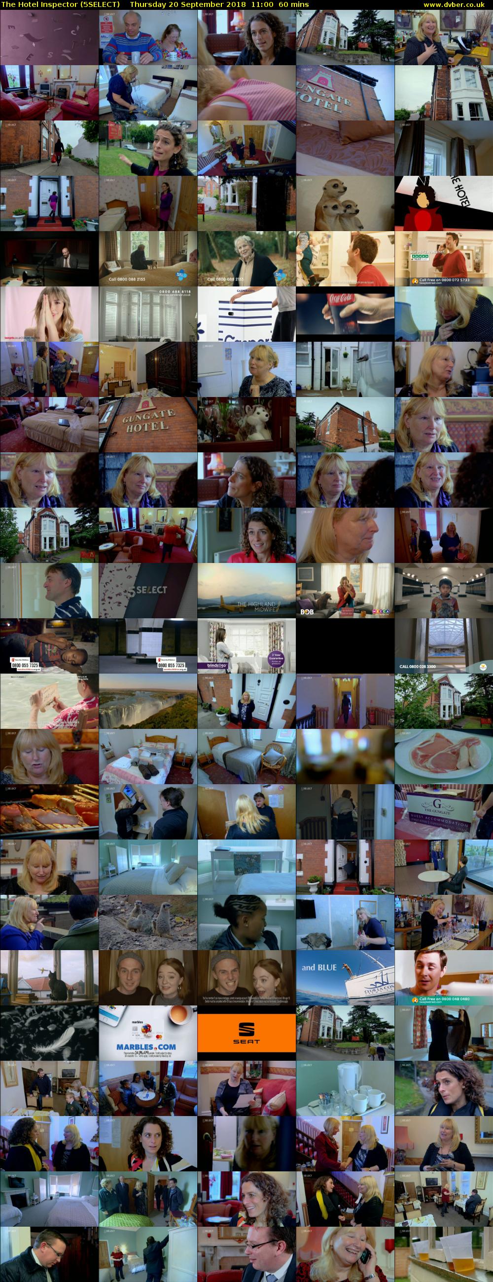 The Hotel Inspector (5SELECT) Thursday 20 September 2018 11:00 - 12:00