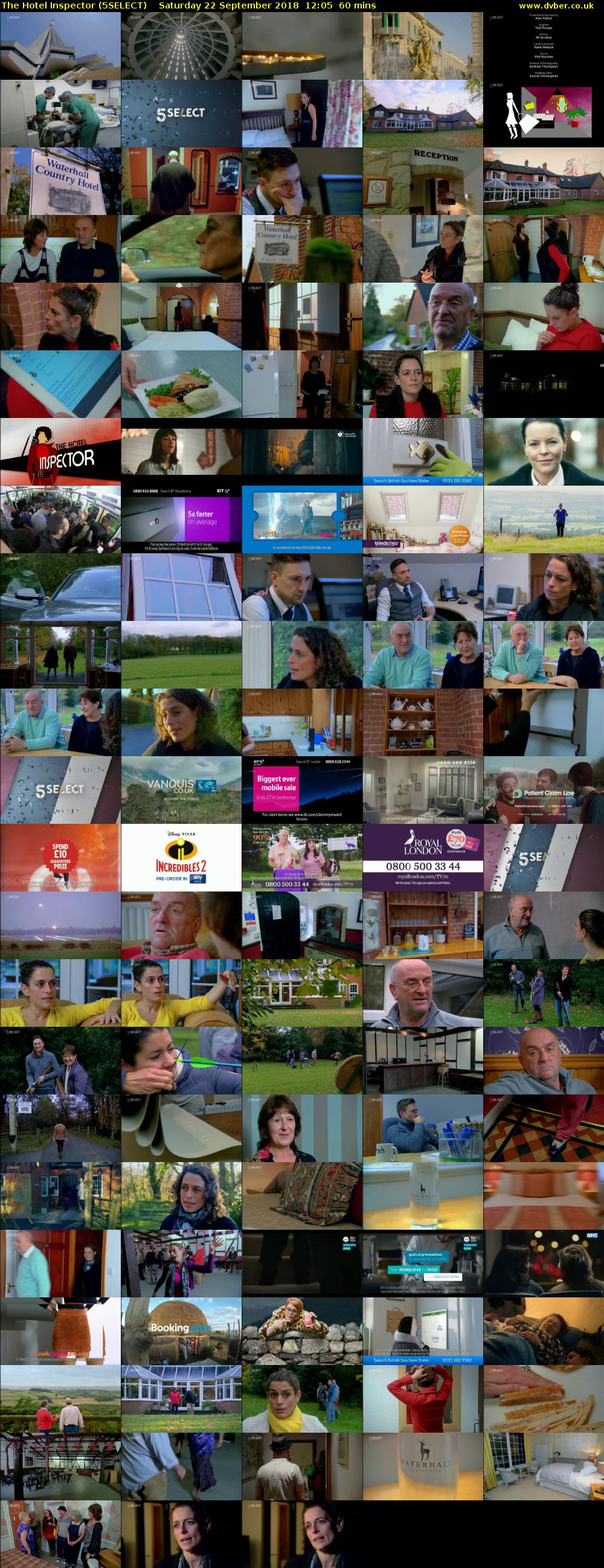 The Hotel Inspector (5SELECT) Saturday 22 September 2018 12:05 - 13:05