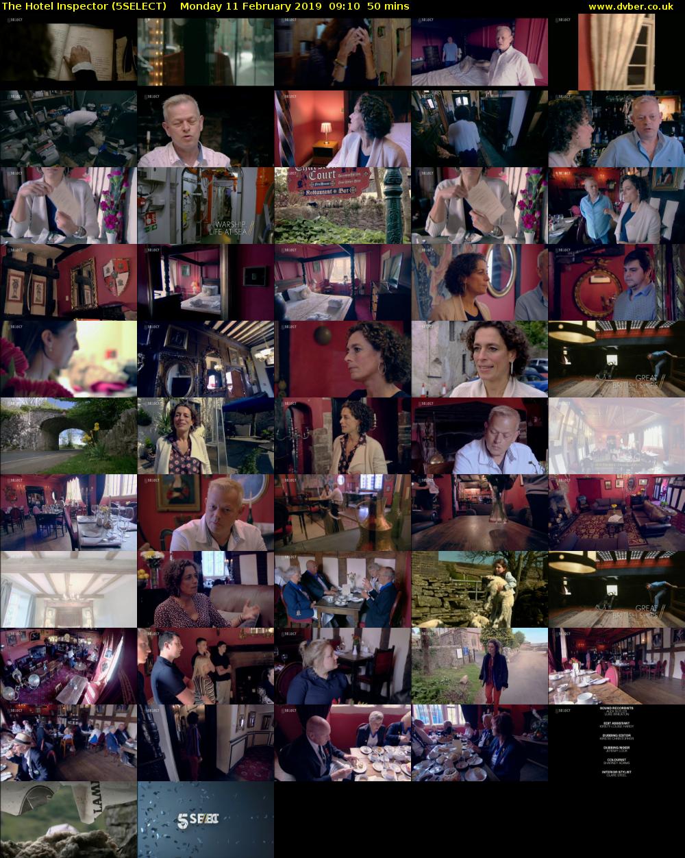 The Hotel Inspector (5SELECT) Monday 11 February 2019 09:10 - 10:00