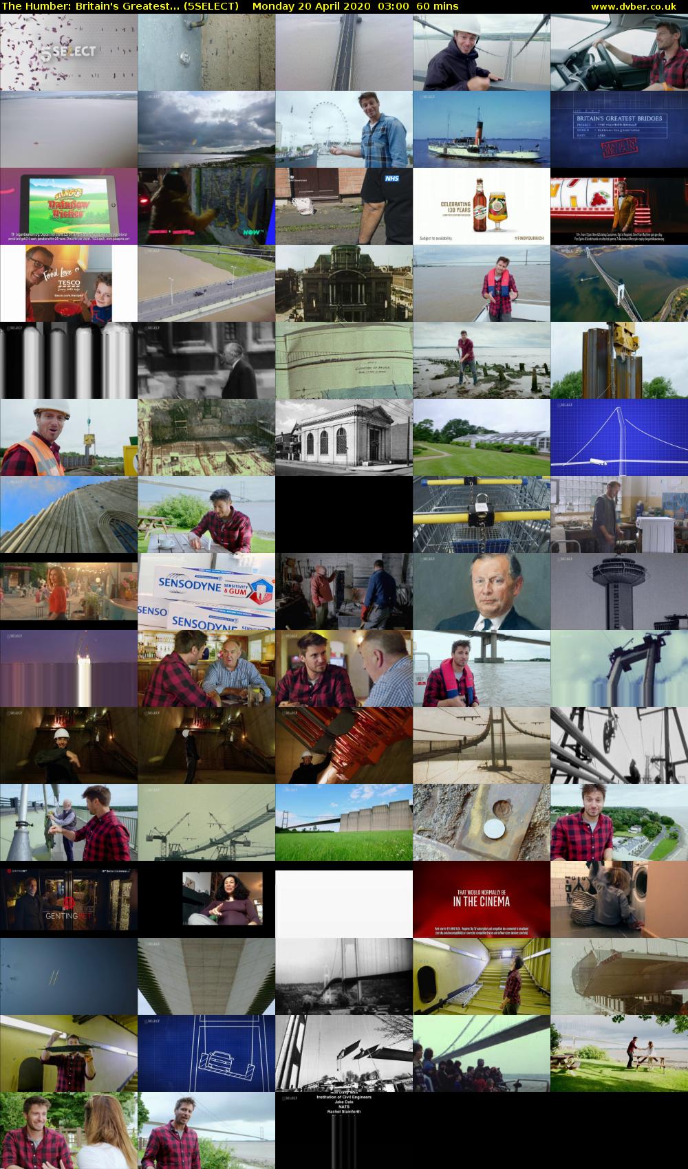 The Humber: Britain's Greatest... (5SELECT) Monday 20 April 2020 03:00 - 04:00
