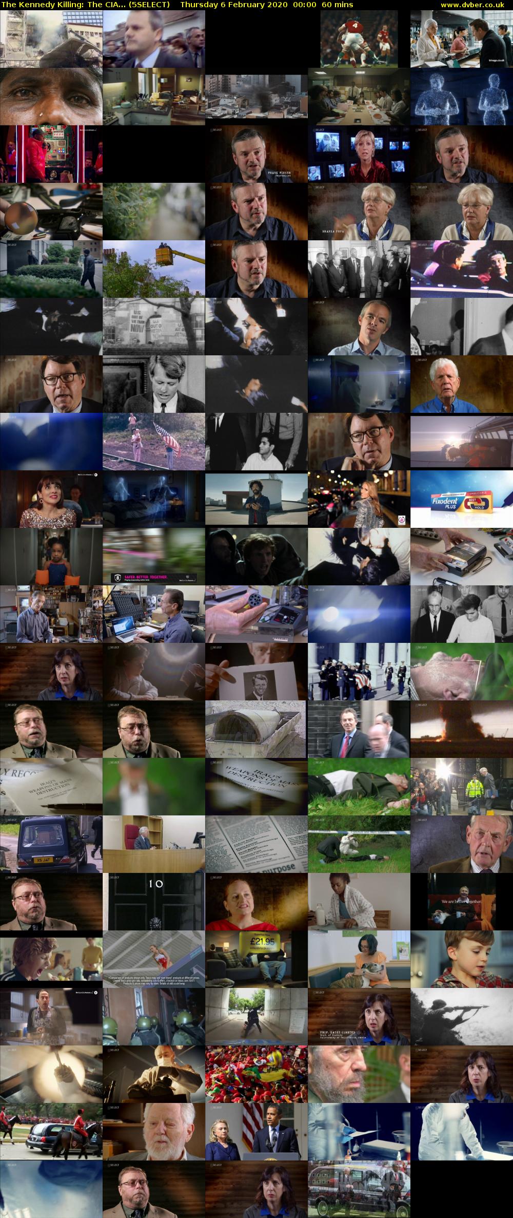 The Kennedy Killing: The CIA... (5SELECT) Thursday 6 February 2020 00:00 - 01:00