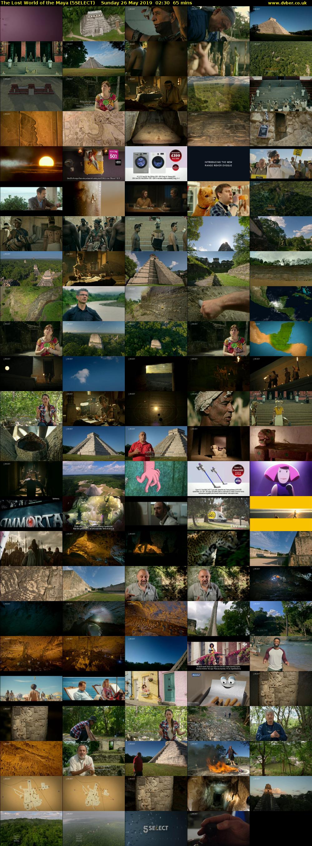 The Lost World of the Maya (5SELECT) Sunday 26 May 2019 02:30 - 03:35