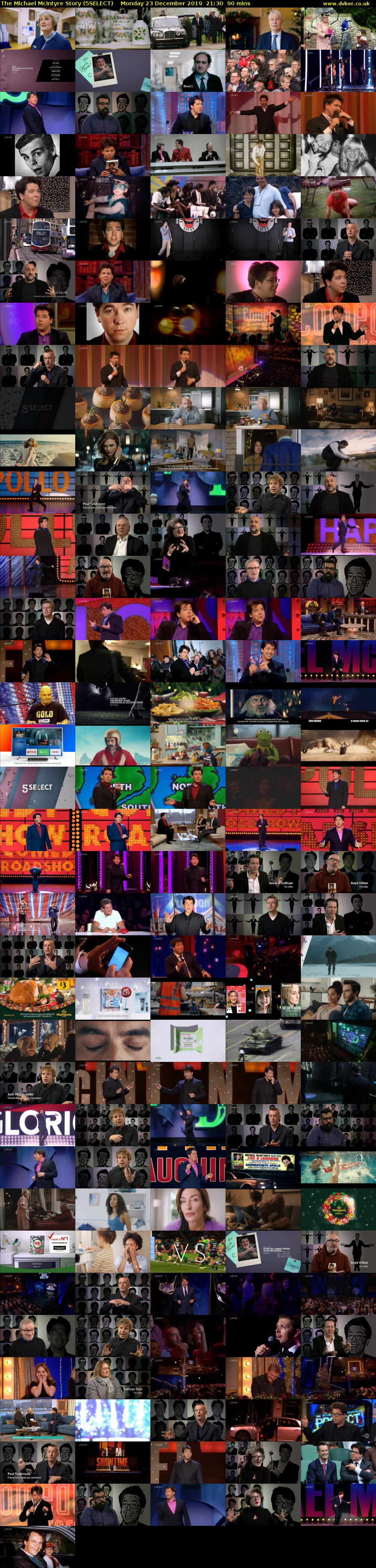 The Michael McIntyre Story (5SELECT) Monday 23 December 2019 21:30 - 23:00