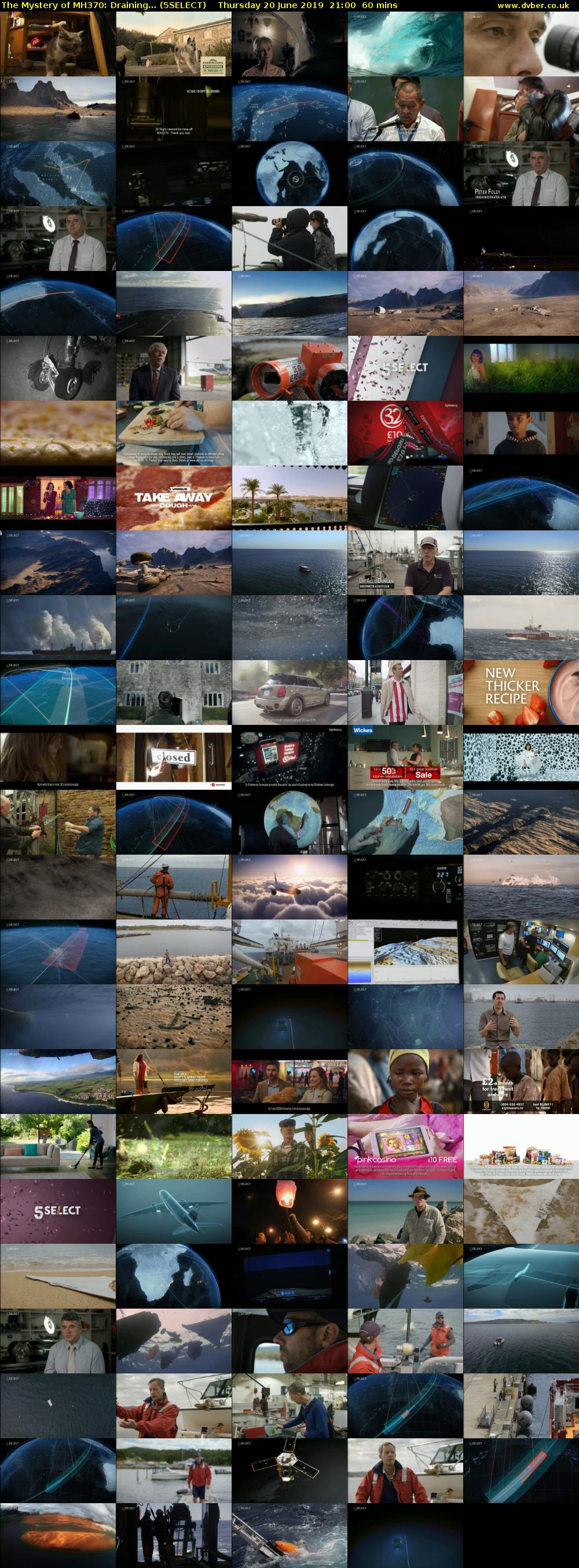 The Mystery of MH370: Draining... (5SELECT) Thursday 20 June 2019 21:00 - 22:00