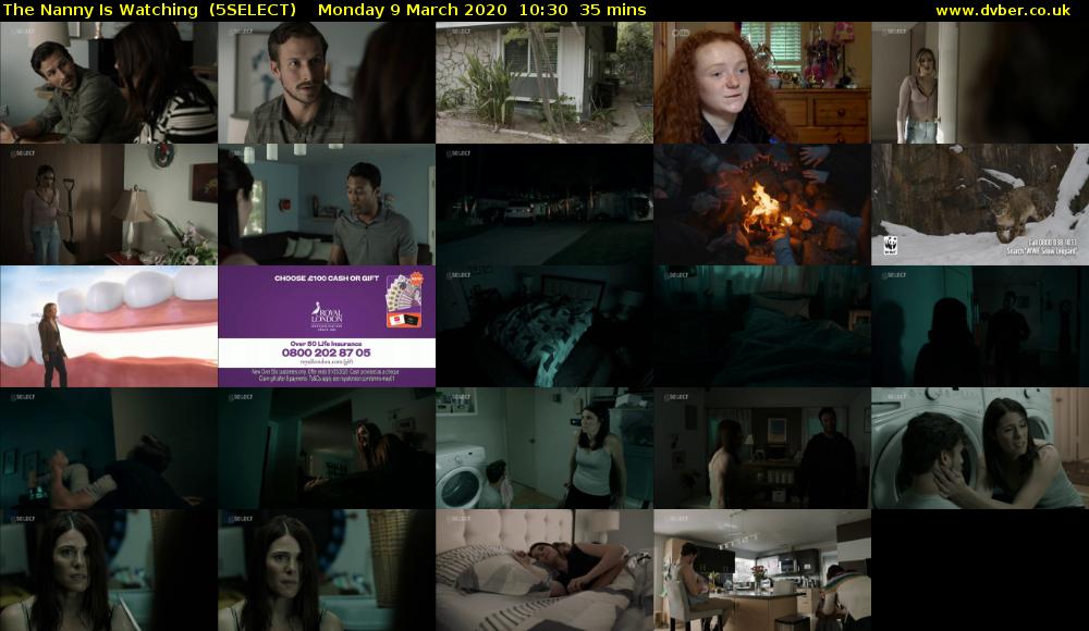The Nanny Is Watching  (5SELECT) Monday 9 March 2020 10:30 - 11:05