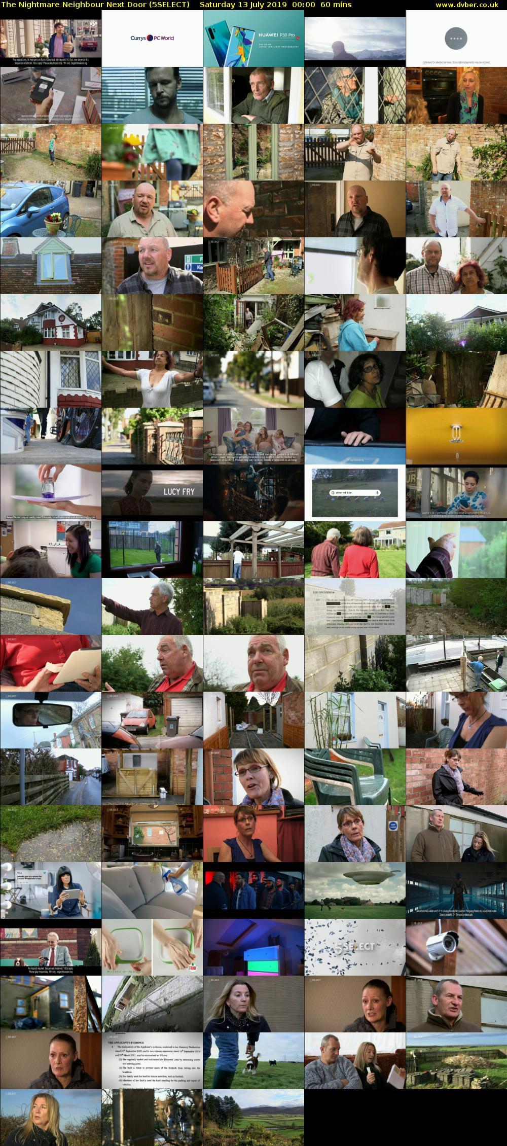 The Nightmare Neighbour Next Door (5SELECT) Saturday 13 July 2019 00:00 - 01:00