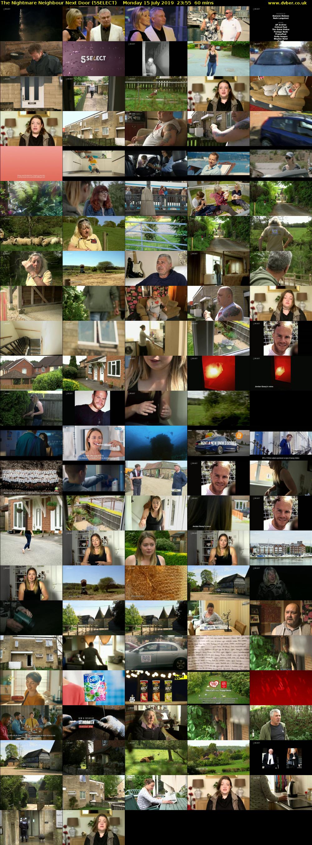 The Nightmare Neighbour Next Door (5SELECT) Monday 15 July 2019 23:55 - 00:55
