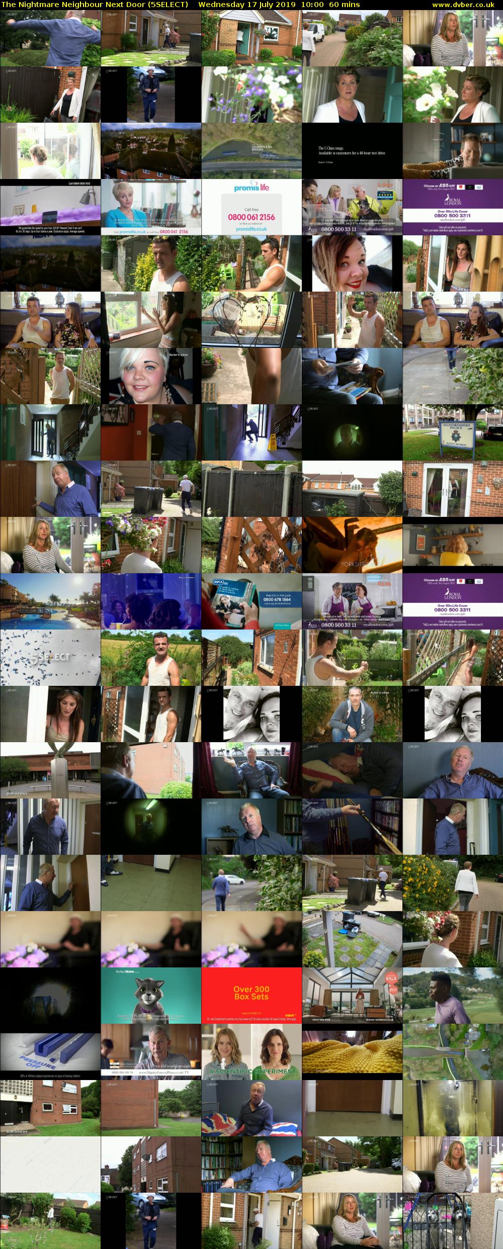 The Nightmare Neighbour Next Door (5SELECT) Wednesday 17 July 2019 10:00 - 11:00