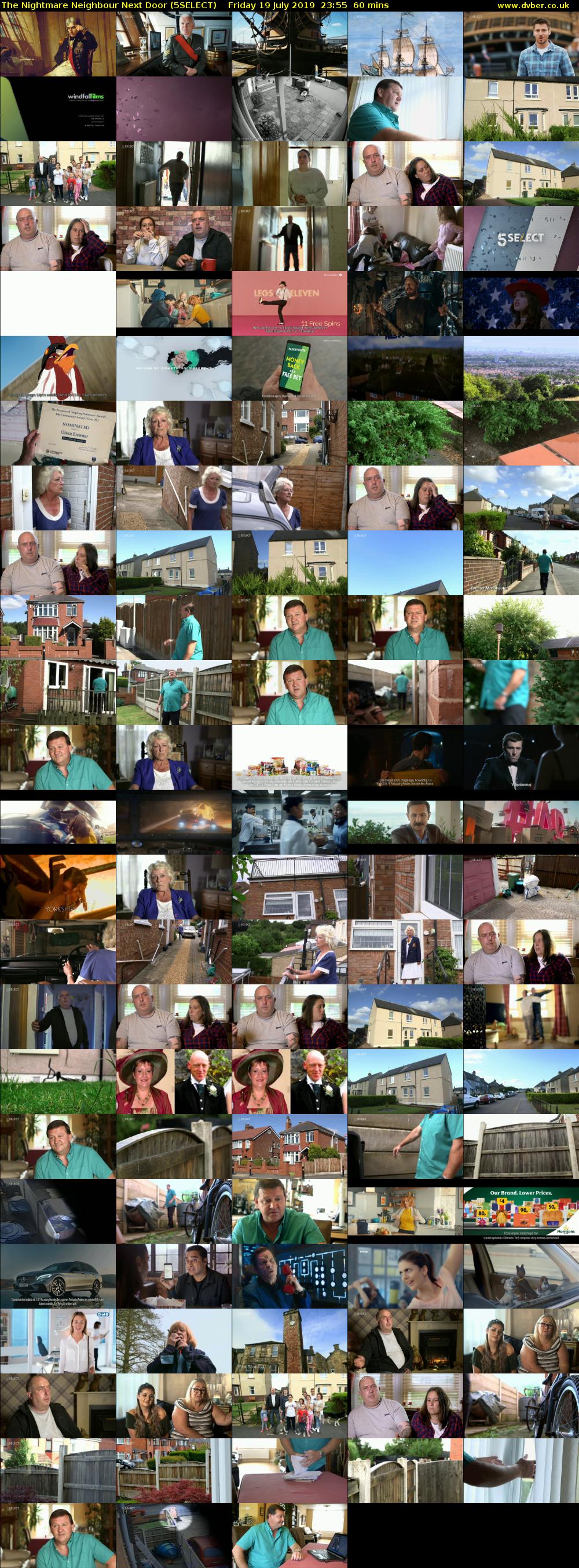 The Nightmare Neighbour Next Door (5SELECT) Friday 19 July 2019 23:55 - 00:55