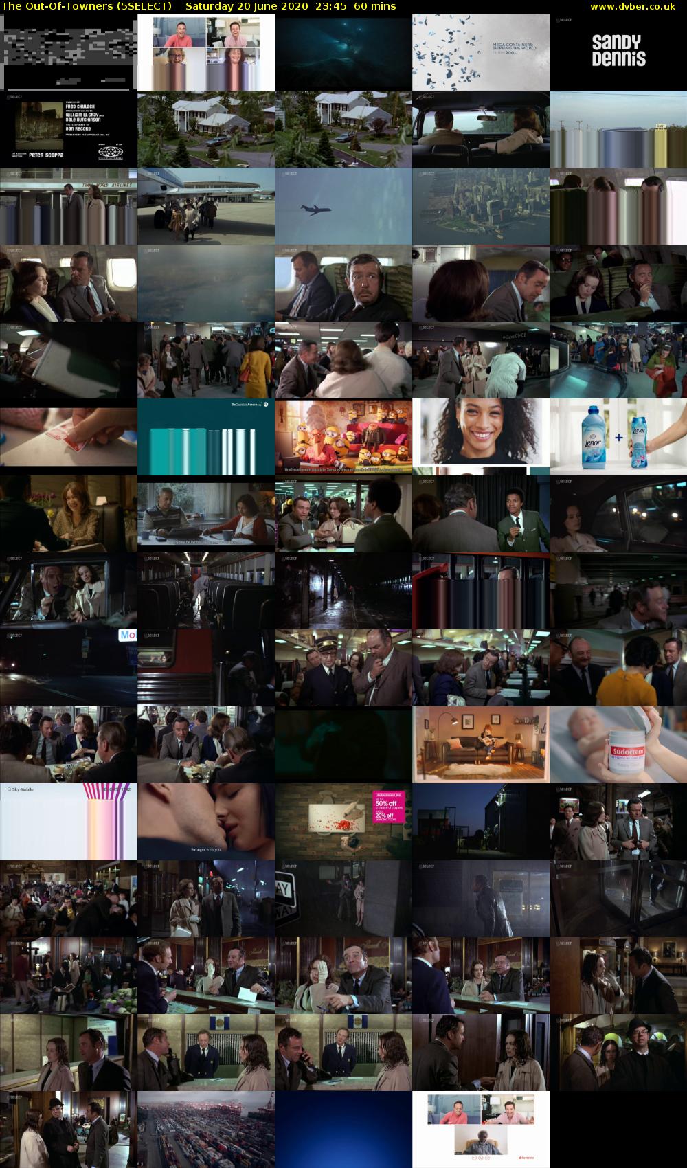 The Out-Of-Towners (5SELECT) Saturday 20 June 2020 23:45 - 00:45