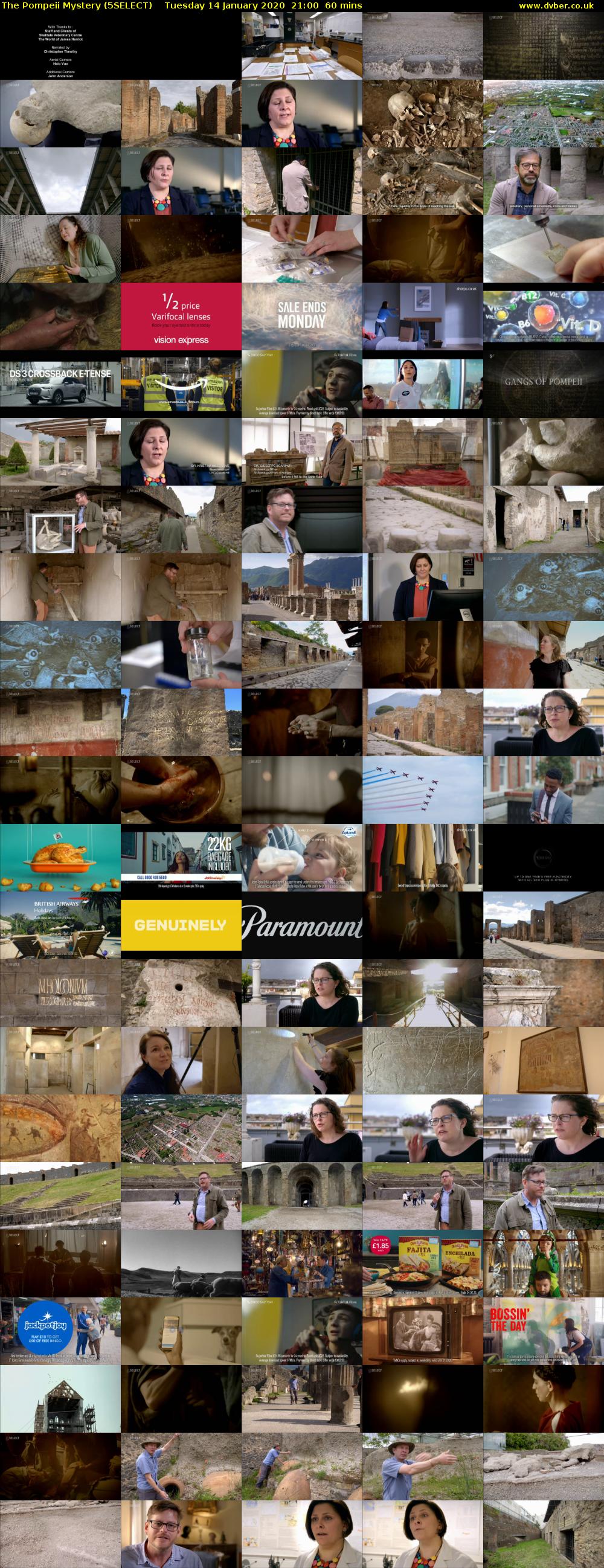 The Pompeii Mystery (5SELECT) Tuesday 14 January 2020 21:00 - 22:00
