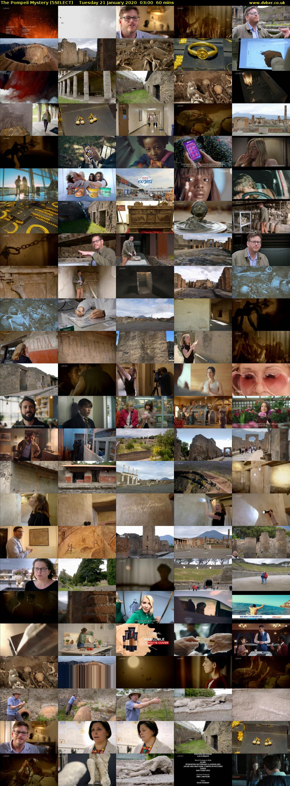The Pompeii Mystery (5SELECT) Tuesday 21 January 2020 03:00 - 04:00