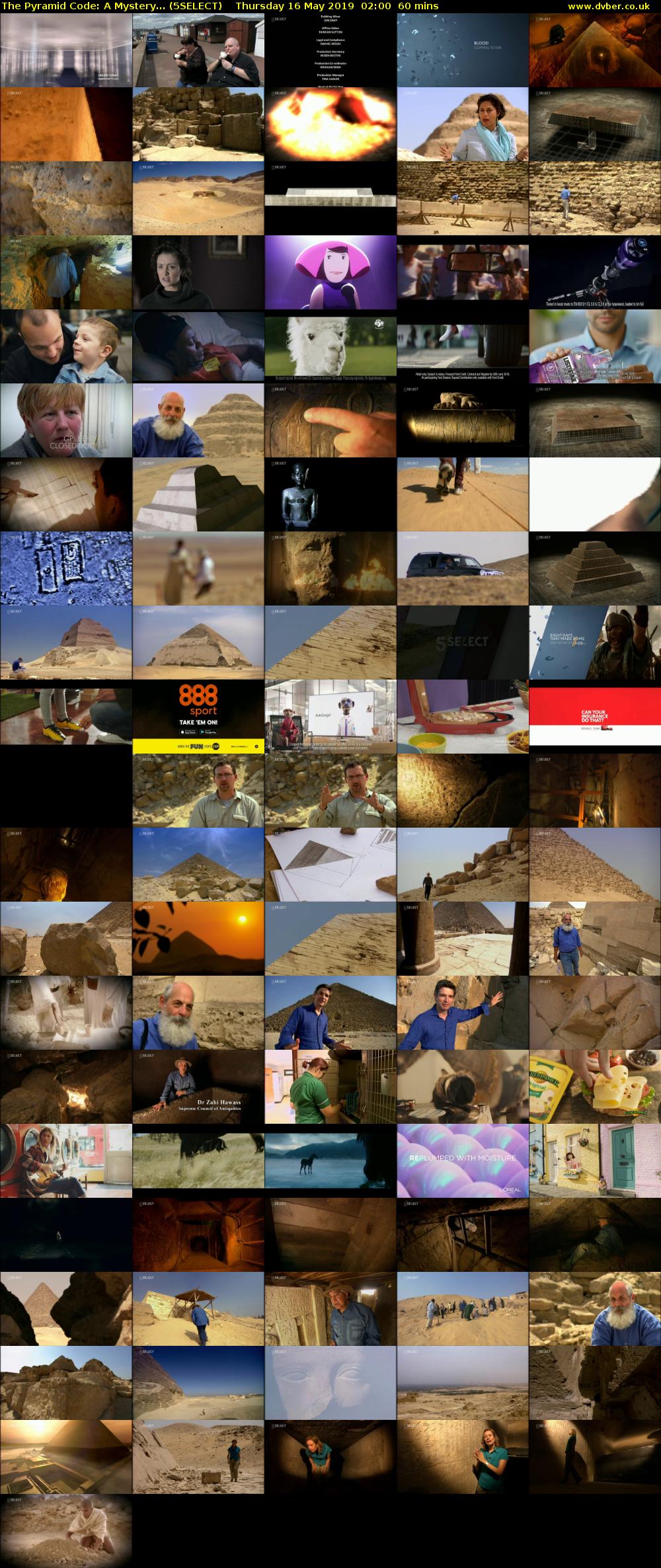 The Pyramid Code: A Mystery... (5SELECT) Thursday 16 May 2019 02:00 - 03:00