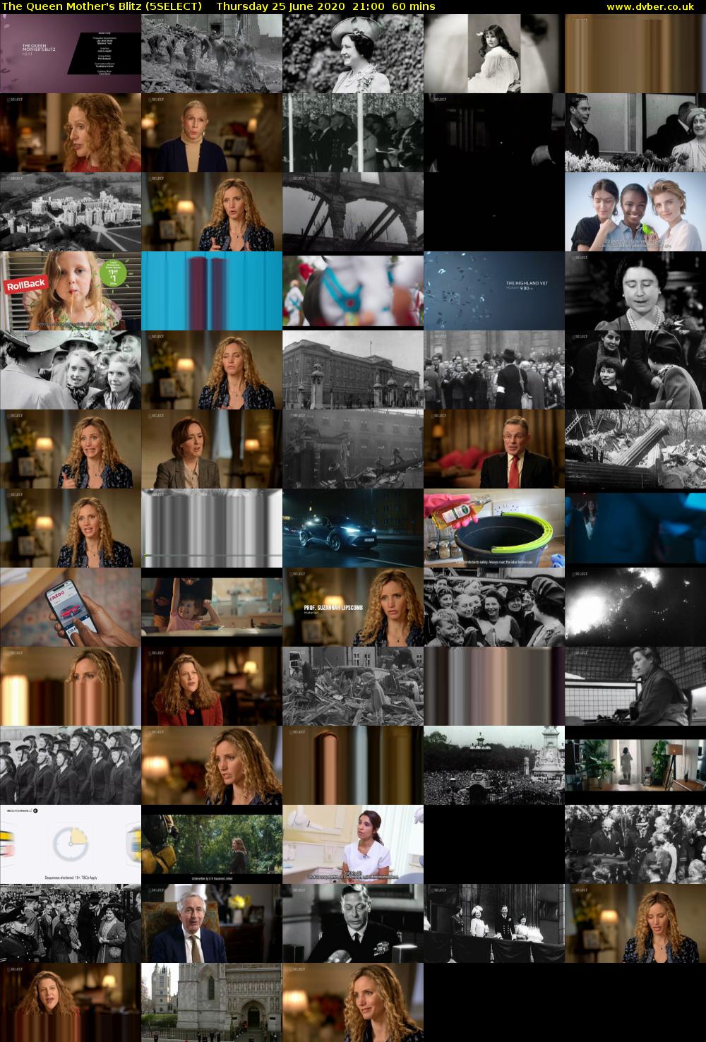 The Queen Mother's Blitz (5SELECT) Thursday 25 June 2020 21:00 - 22:00