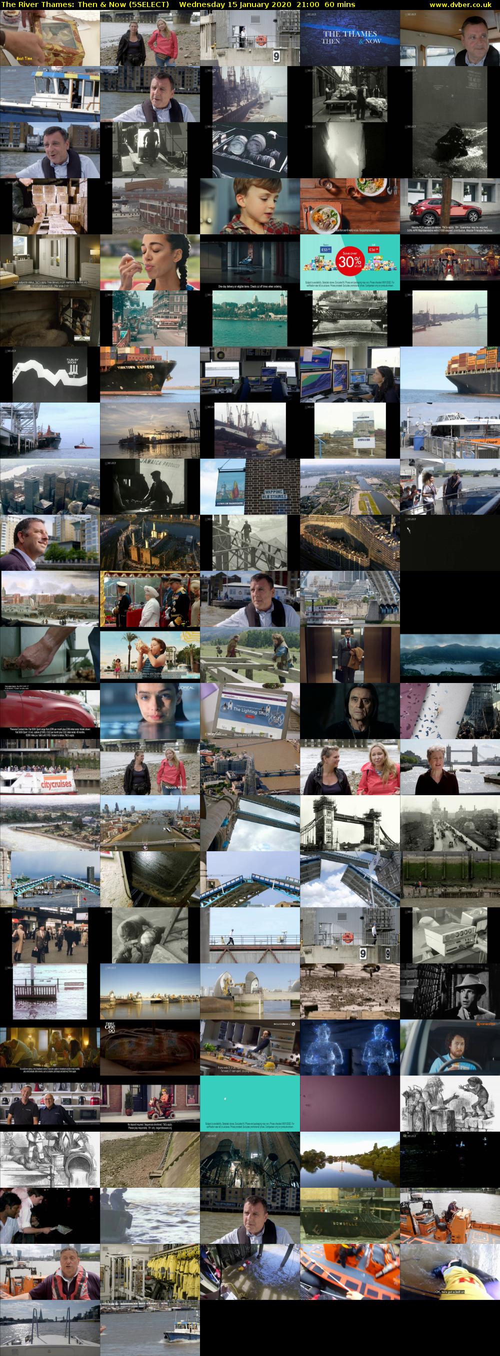 The River Thames: Then & Now (5SELECT) Wednesday 15 January 2020 21:00 - 22:00