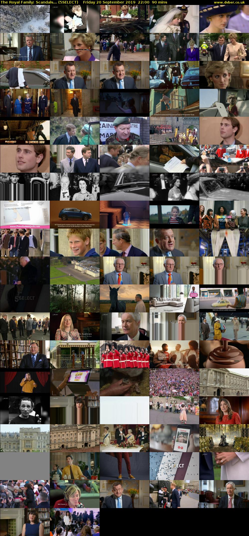 The Royal Family: Scandals... (5SELECT) Friday 20 September 2019 22:00 - 23:30