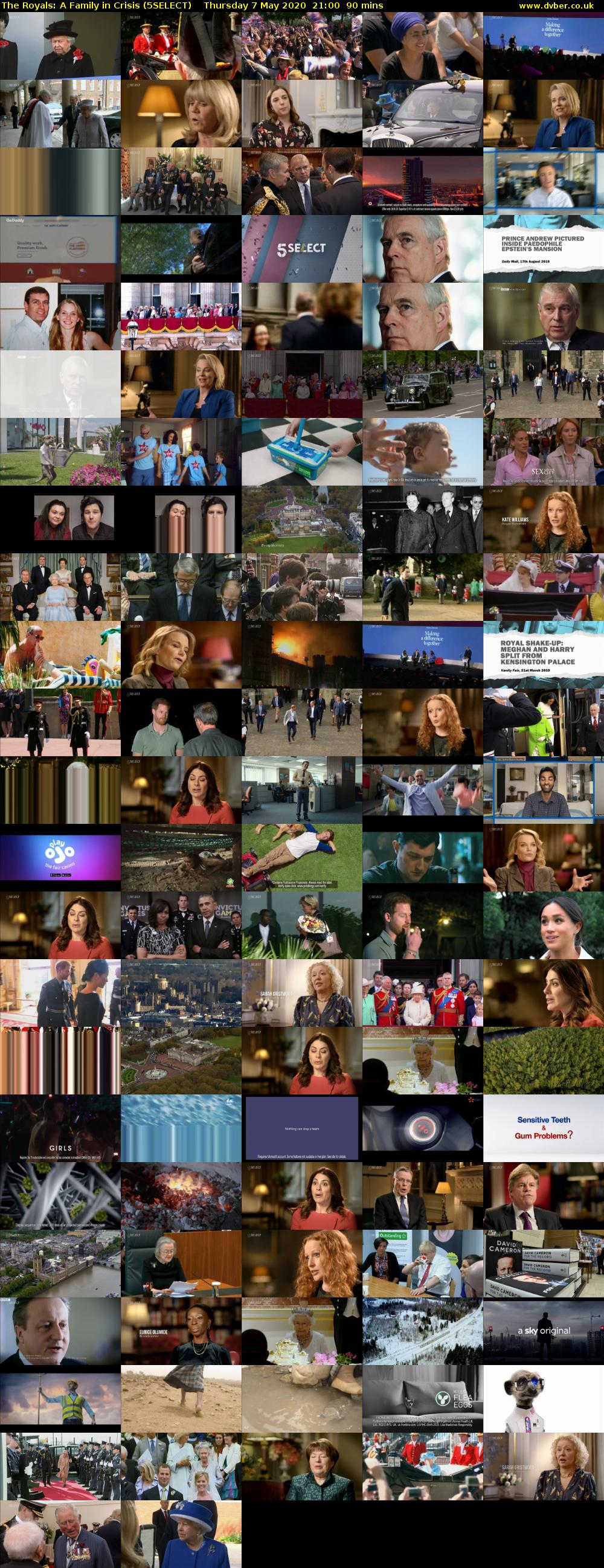 The Royals: A Family in Crisis (5SELECT) Thursday 7 May 2020 21:00 - 22:30