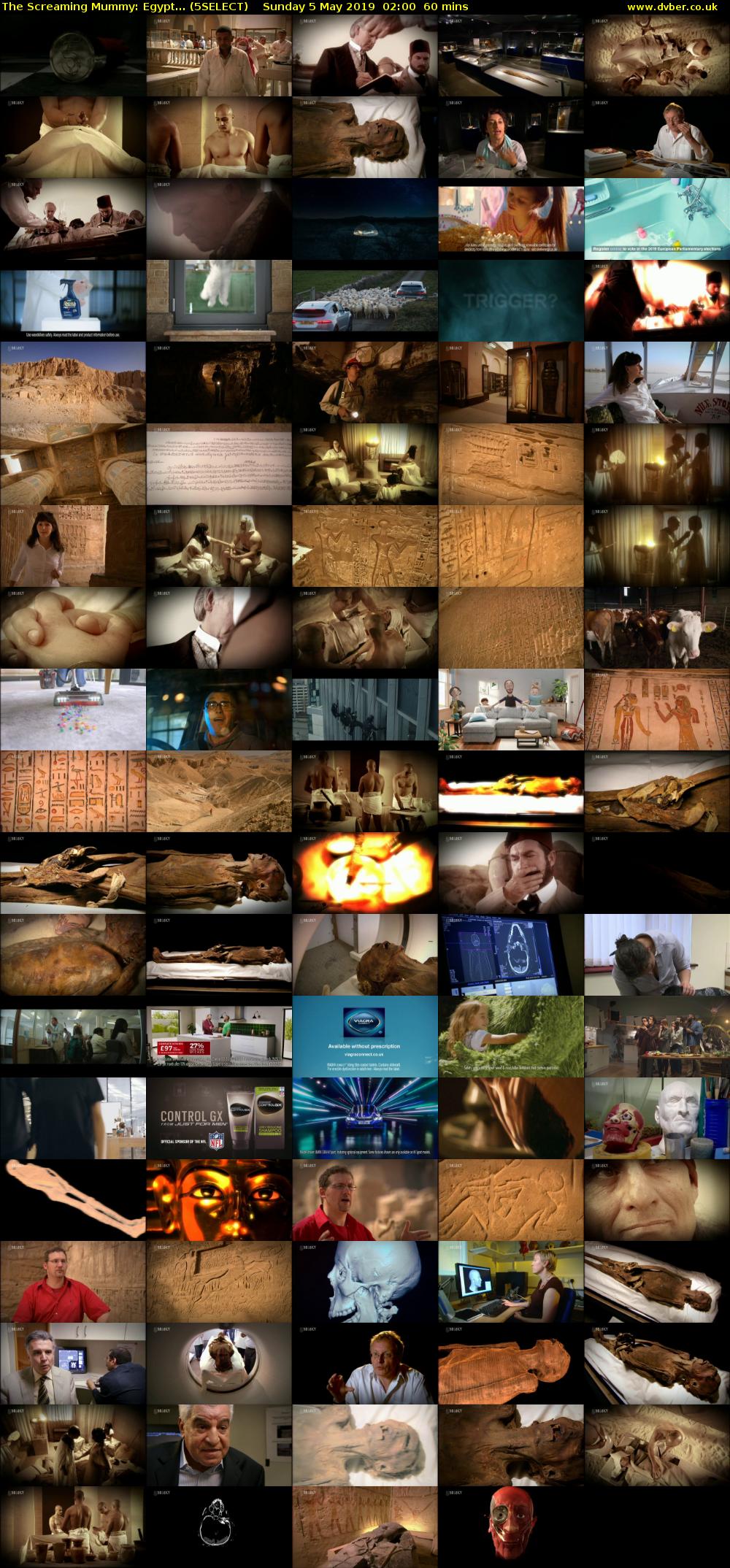 The Screaming Mummy: Egypt... (5SELECT) Sunday 5 May 2019 02:00 - 03:00