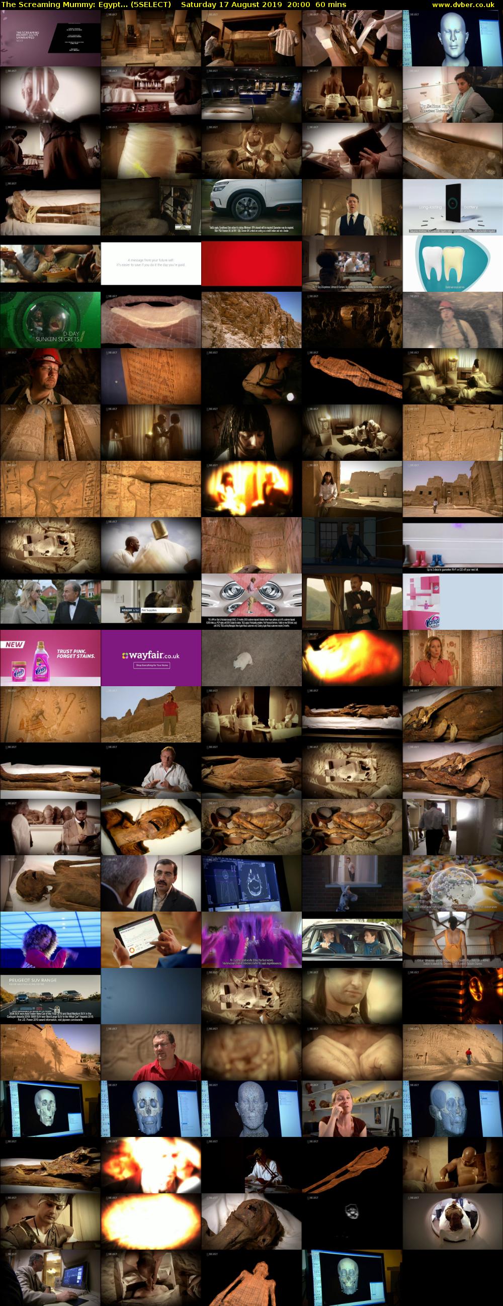 The Screaming Mummy: Egypt... (5SELECT) Saturday 17 August 2019 20:00 - 21:00