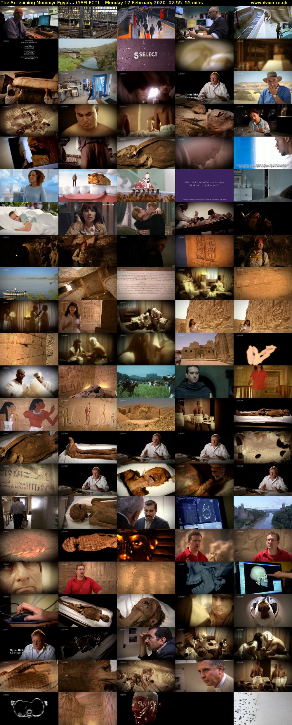 The Screaming Mummy: Egypt... (5SELECT) Monday 17 February 2020 02:55 - 03:50