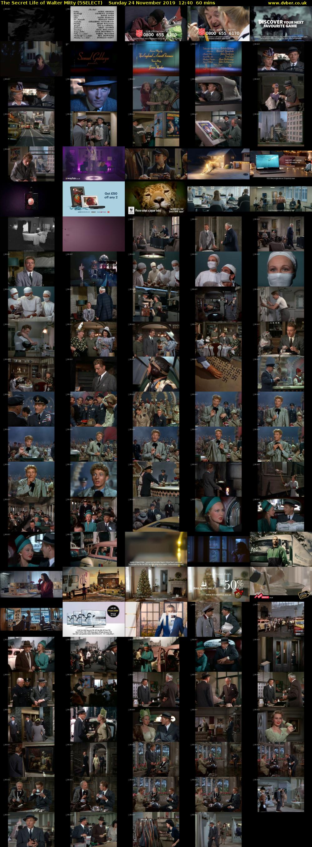 The Secret Life of Walter Mitty (5SELECT) Sunday 24 November 2019 12:40 - 13:40