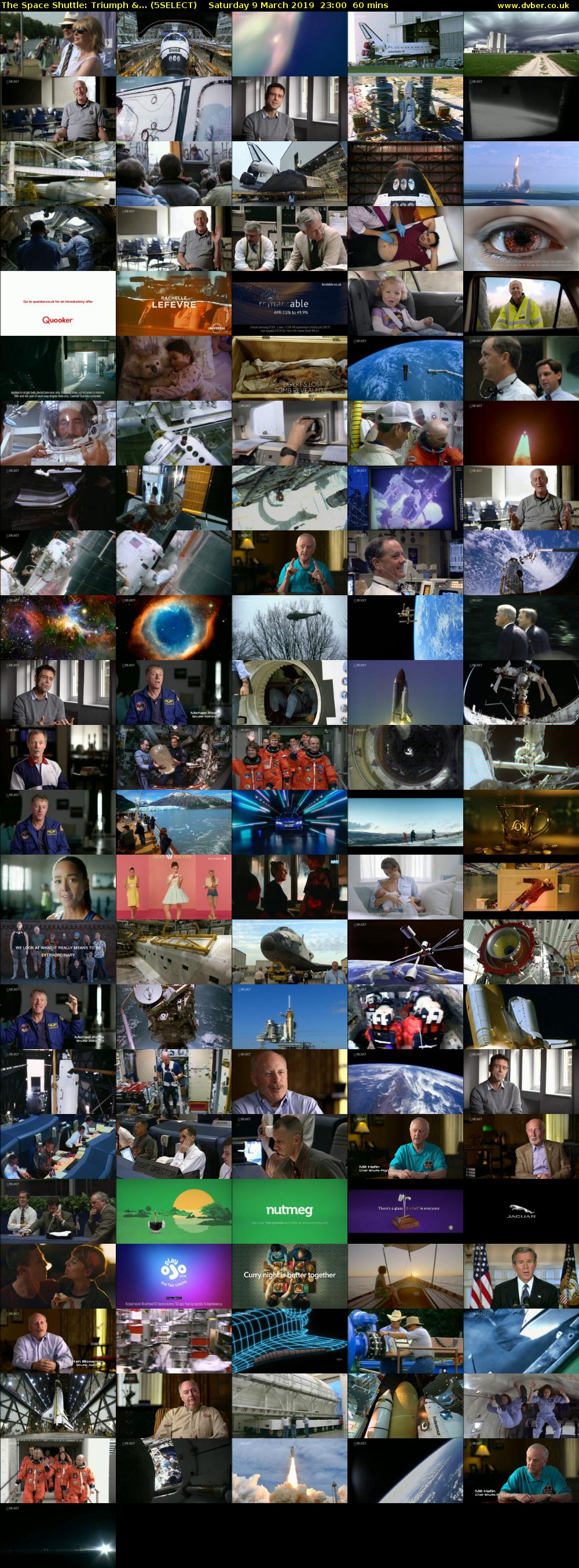 The Space Shuttle: Triumph &... (5SELECT) Saturday 9 March 2019 23:00 - 00:00