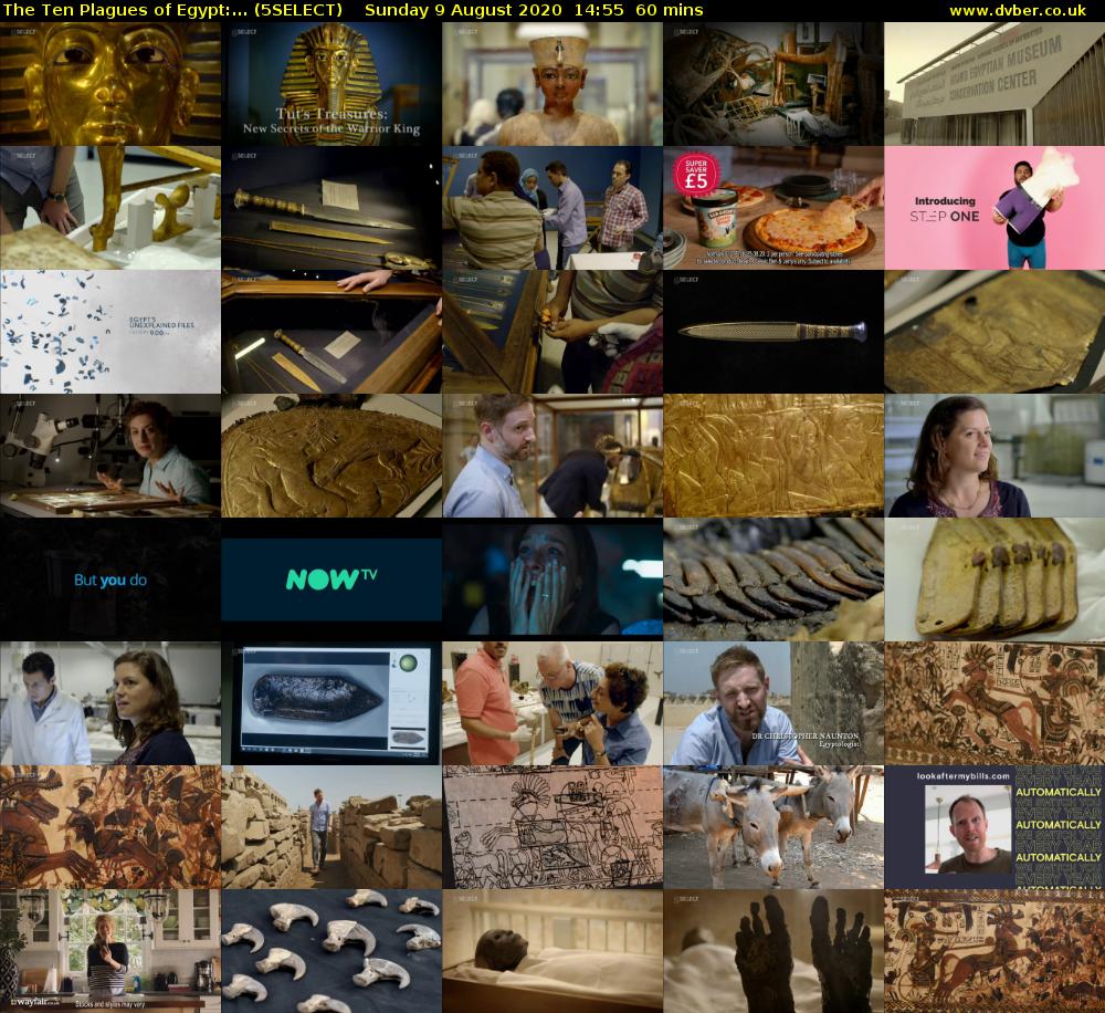 The Ten Plagues of Egypt:... (5SELECT) Sunday 9 August 2020 14:55 - 15:55