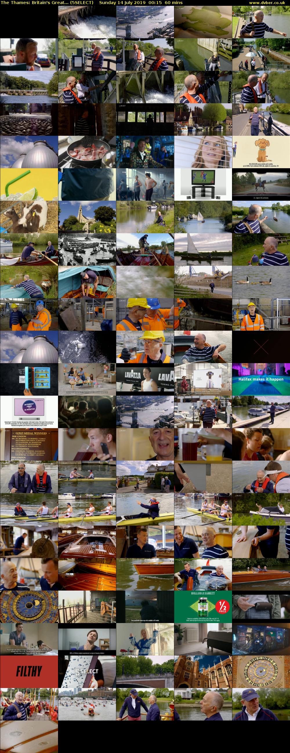 The Thames: Britain's Great... (5SELECT) Sunday 14 July 2019 00:15 - 01:15