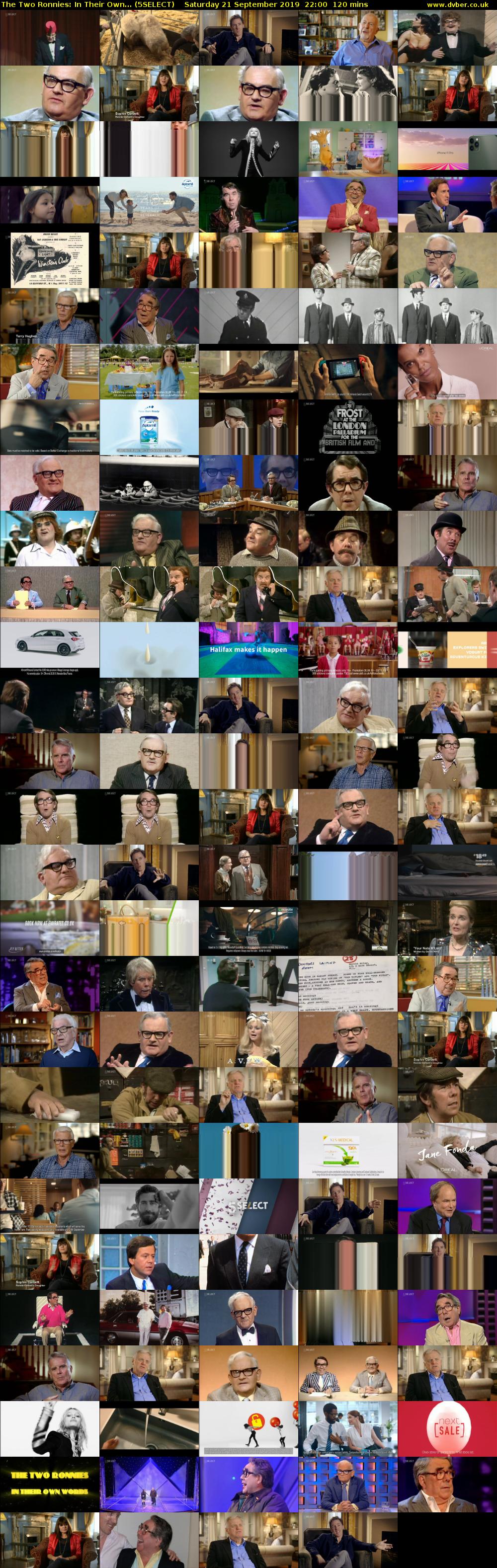 The Two Ronnies: In Their Own... (5SELECT) Saturday 21 September 2019 22:00 - 00:00