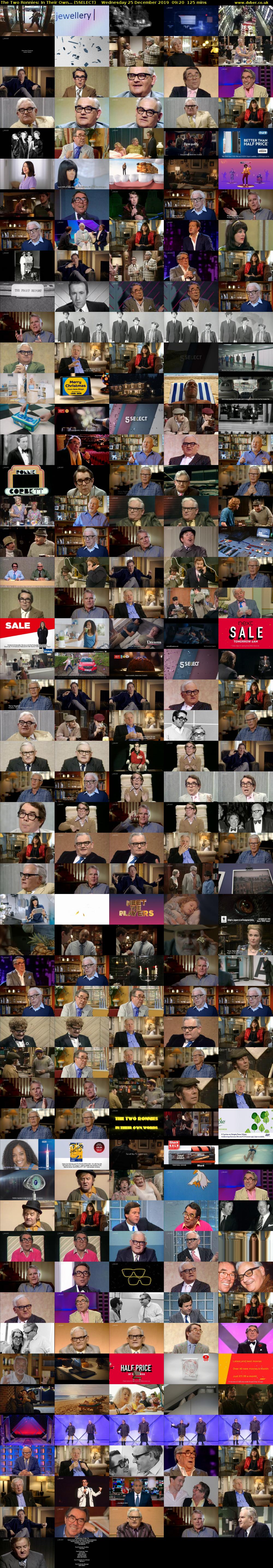 The Two Ronnies: In Their Own... (5SELECT) Wednesday 25 December 2019 09:20 - 11:25