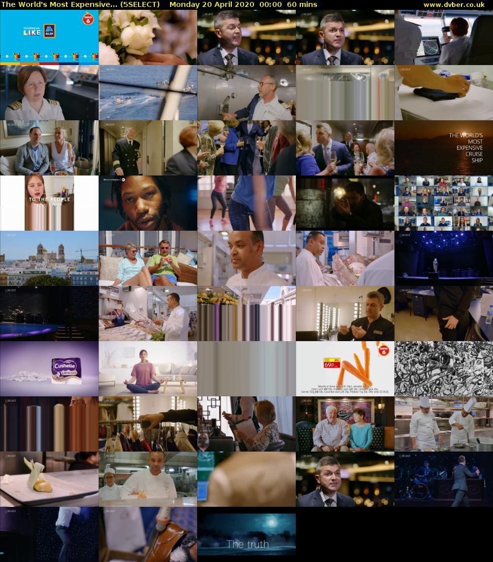 The World's Most Expensive... (5SELECT) Monday 20 April 2020 00:00 - 01:00