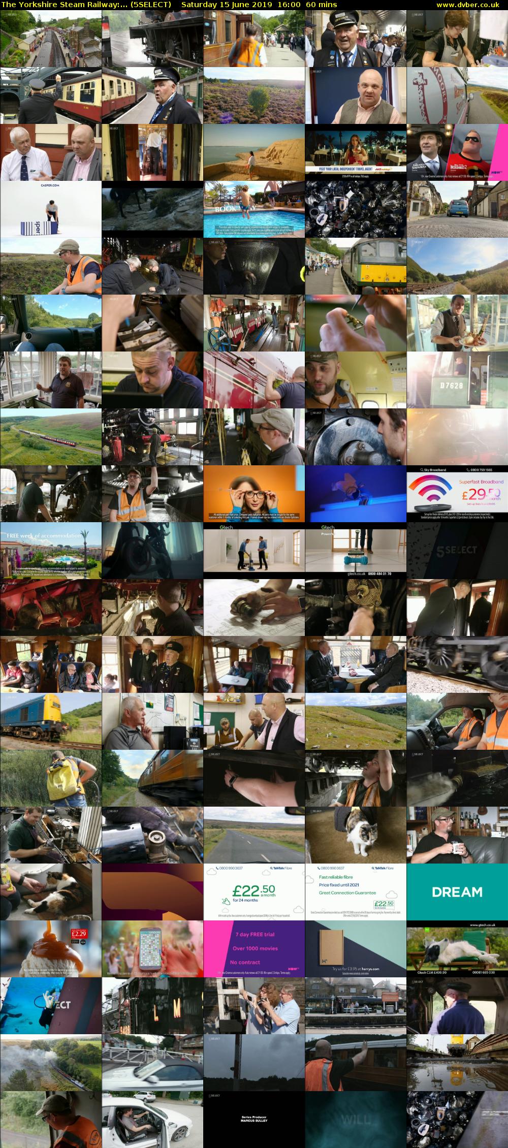 The Yorkshire Steam Railway:... (5SELECT) Saturday 15 June 2019 16:00 - 17:00
