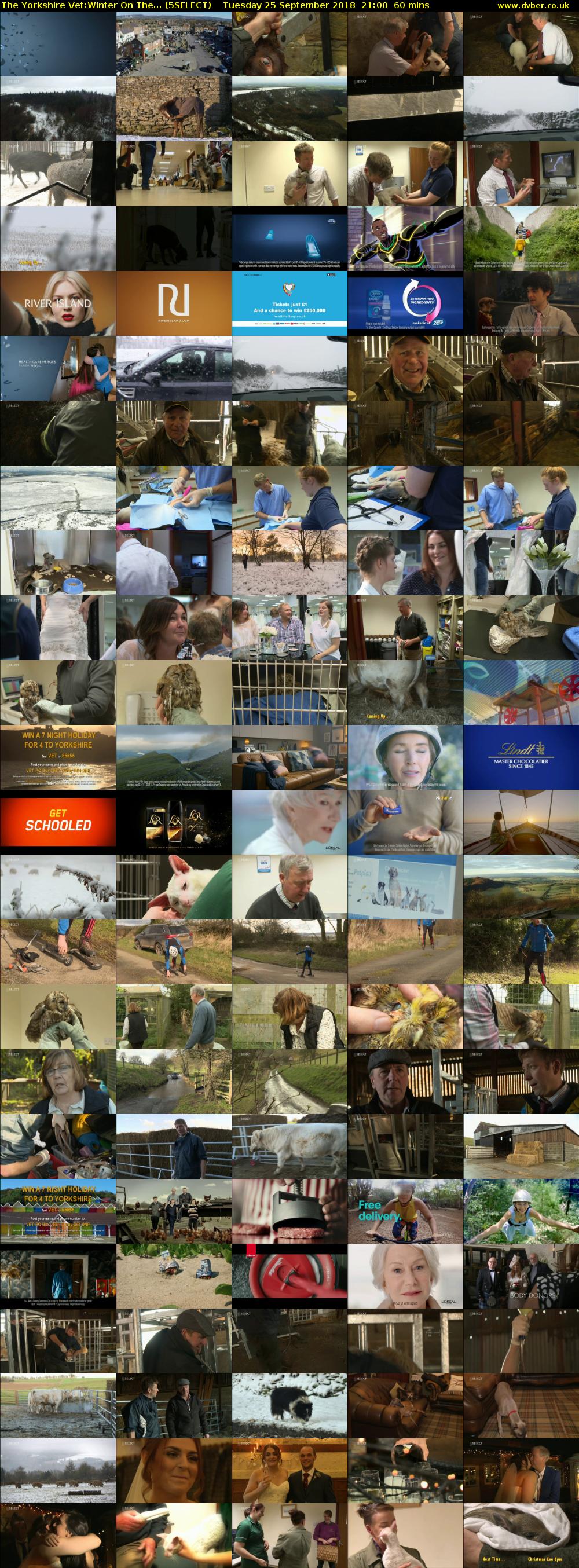 The Yorkshire Vet:Winter On The... (5SELECT) Tuesday 25 September 2018 21:00 - 22:00