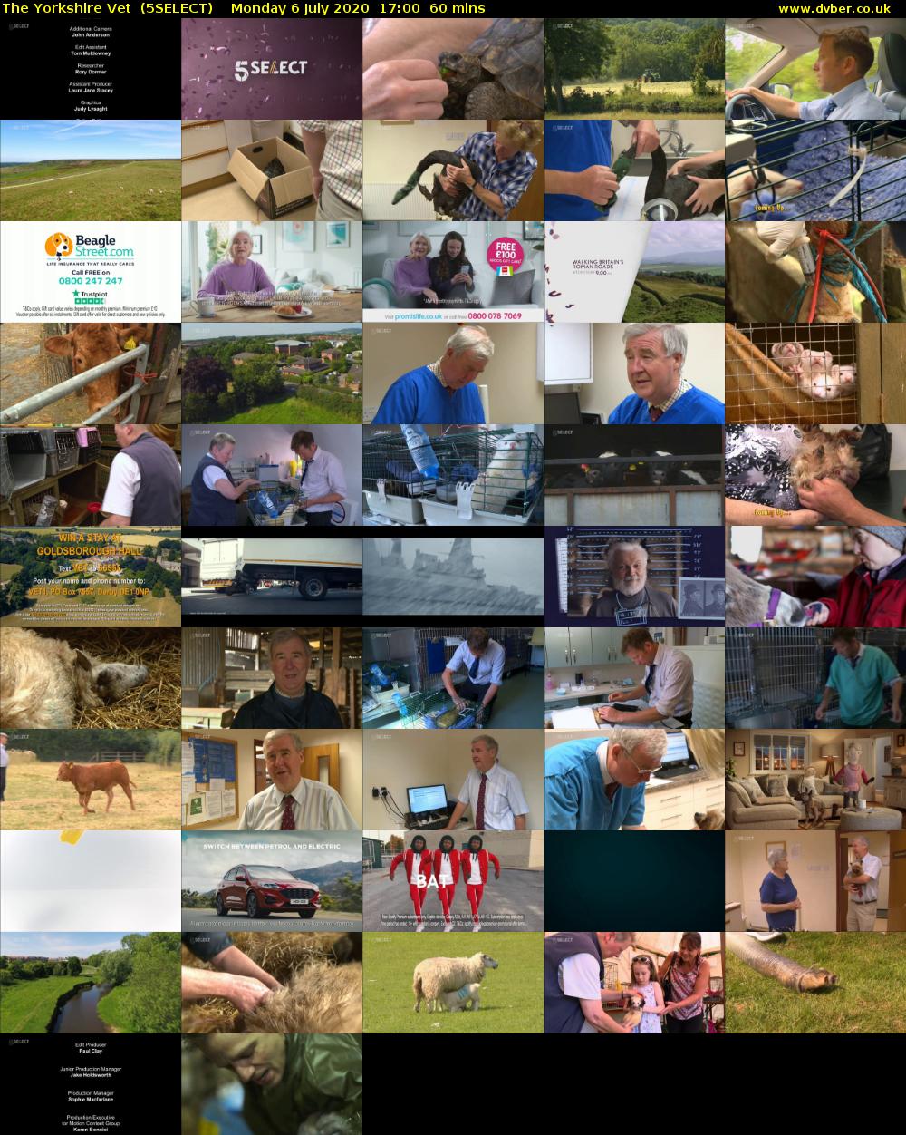 The Yorkshire Vet  (5SELECT) Monday 6 July 2020 17:00 - 18:00