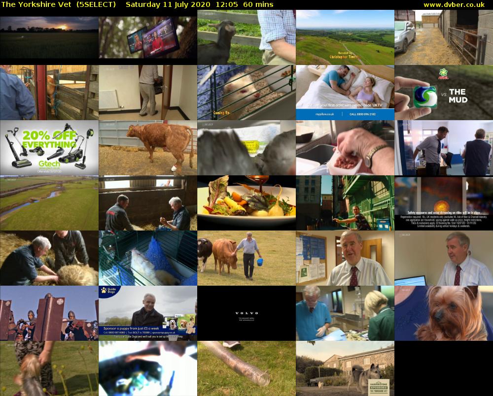The Yorkshire Vet  (5SELECT) Saturday 11 July 2020 12:05 - 13:05