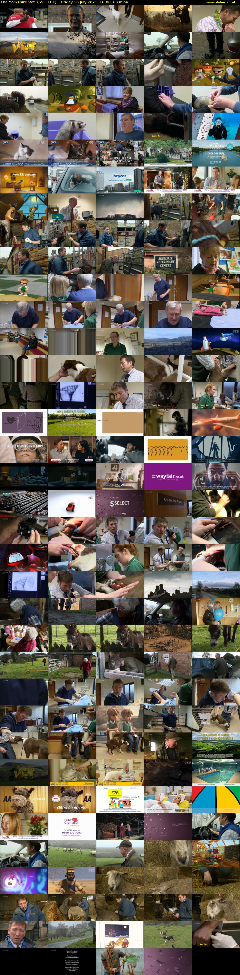 The Yorkshire Vet  (5SELECT) Friday 16 July 2021 16:00 - 17:00