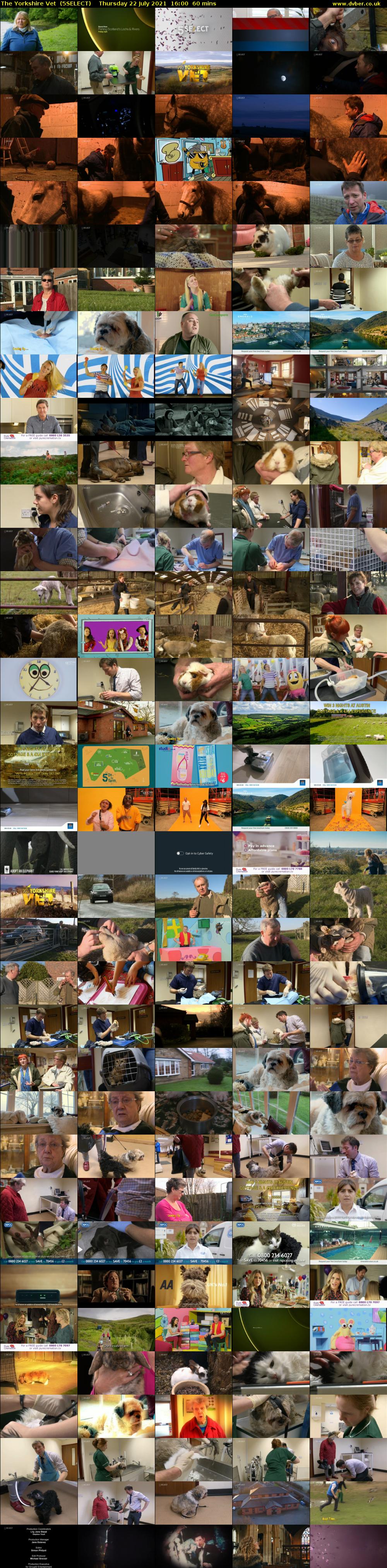 The Yorkshire Vet  (5SELECT) Thursday 22 July 2021 16:00 - 17:00