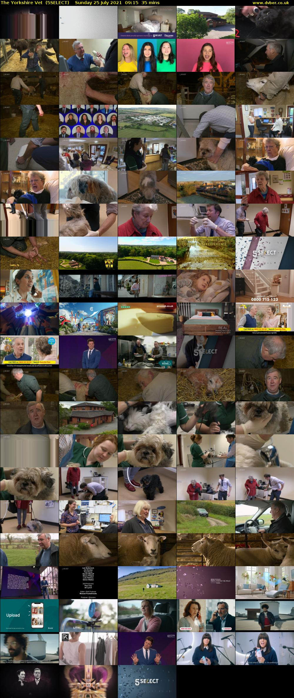 The Yorkshire Vet  (5SELECT) Sunday 25 July 2021 09:15 - 09:50